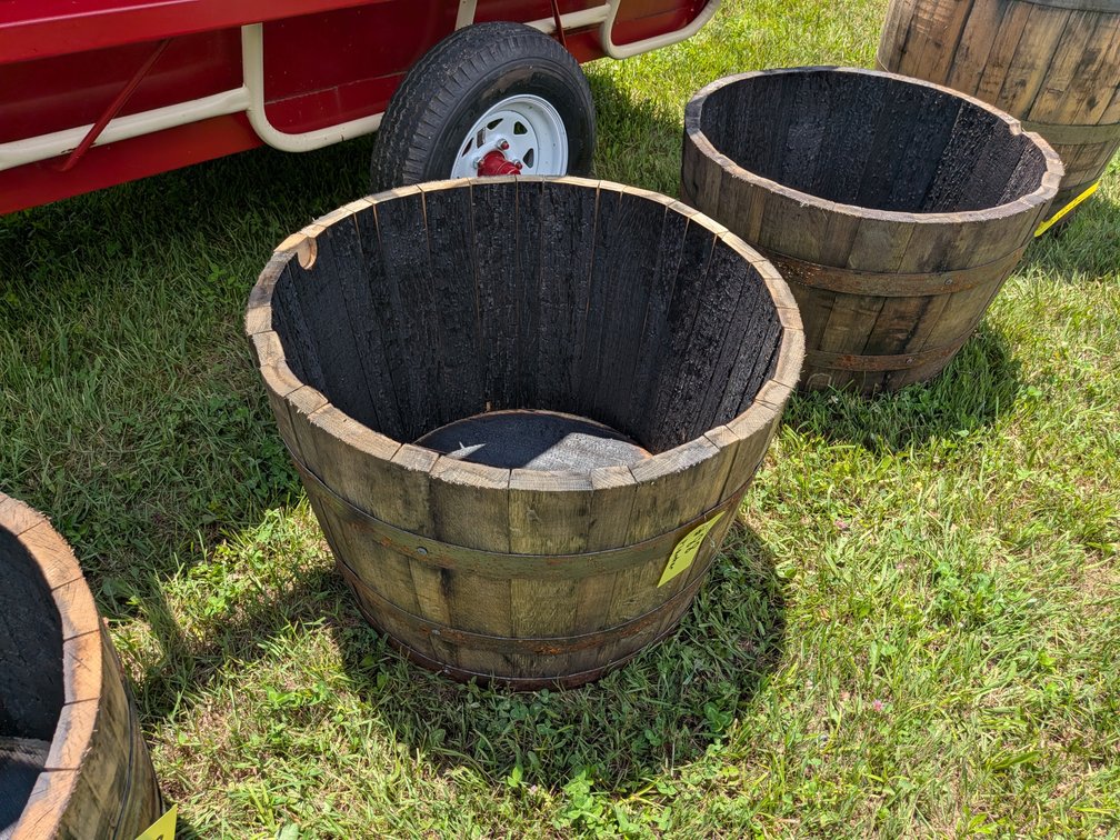 Whiskey Barrel Planter Makers Mark Planter