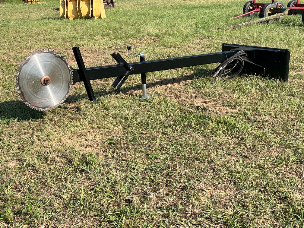 Skid Steer Hydraulic Circular Tree Saw Attachment