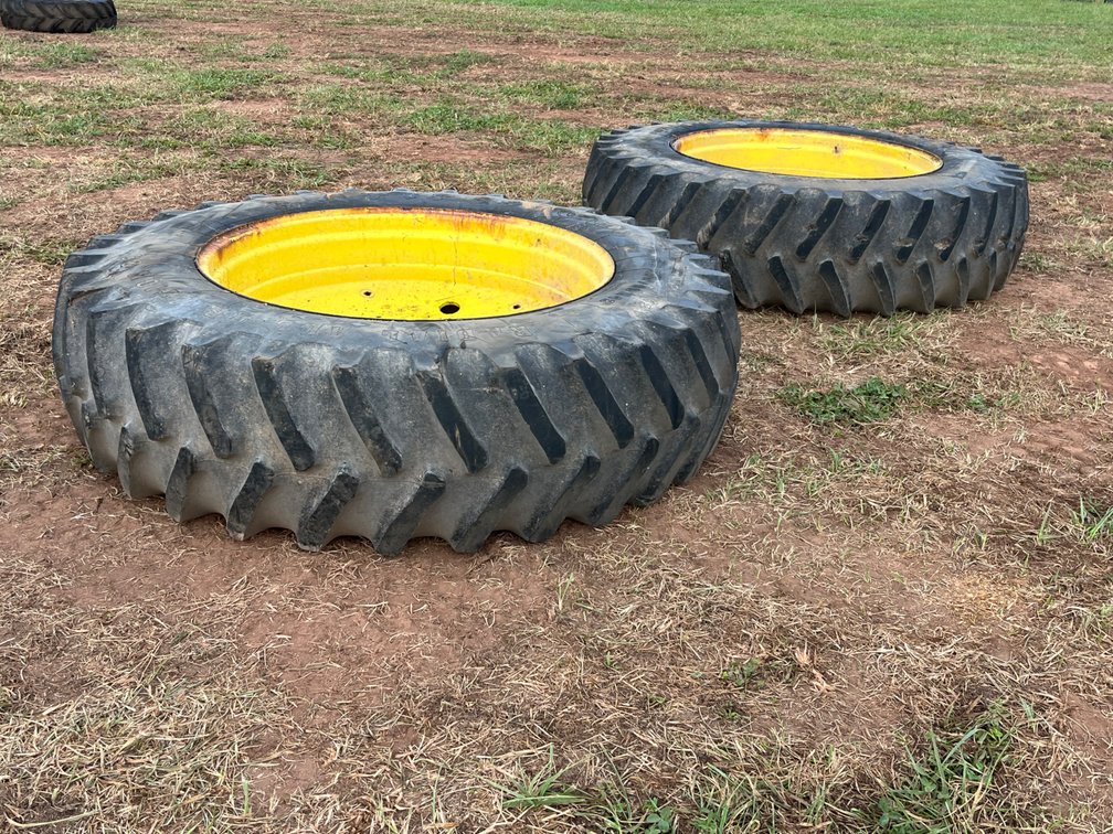 Two Firestone 18.4-42 Duals