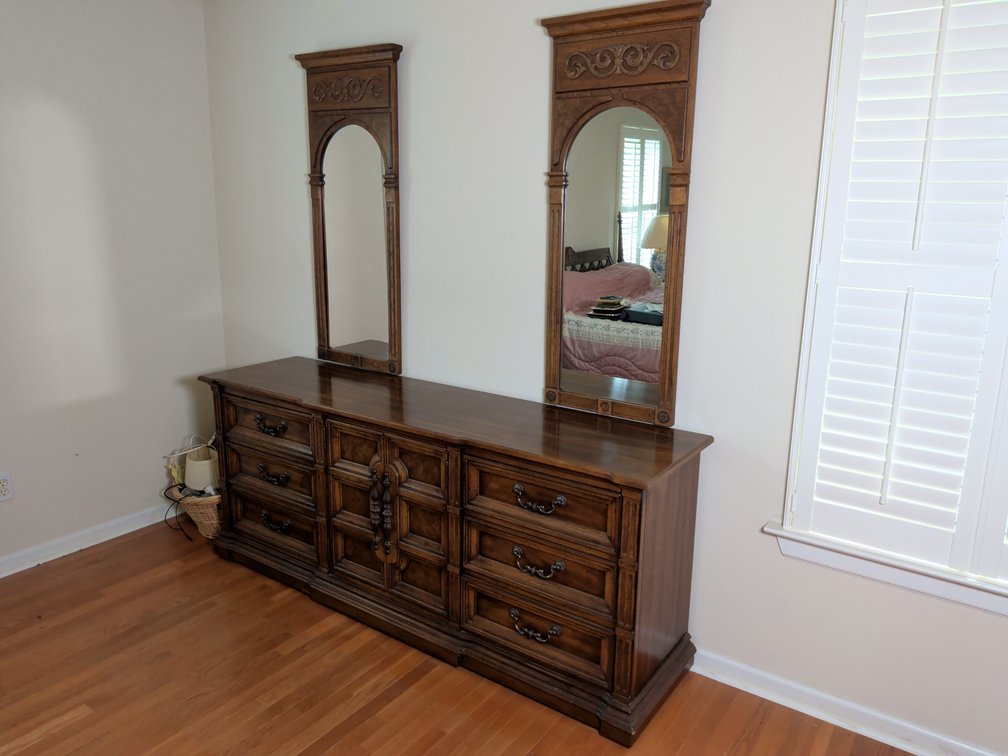 Drexel Vanessa Dresser and Mirror Set