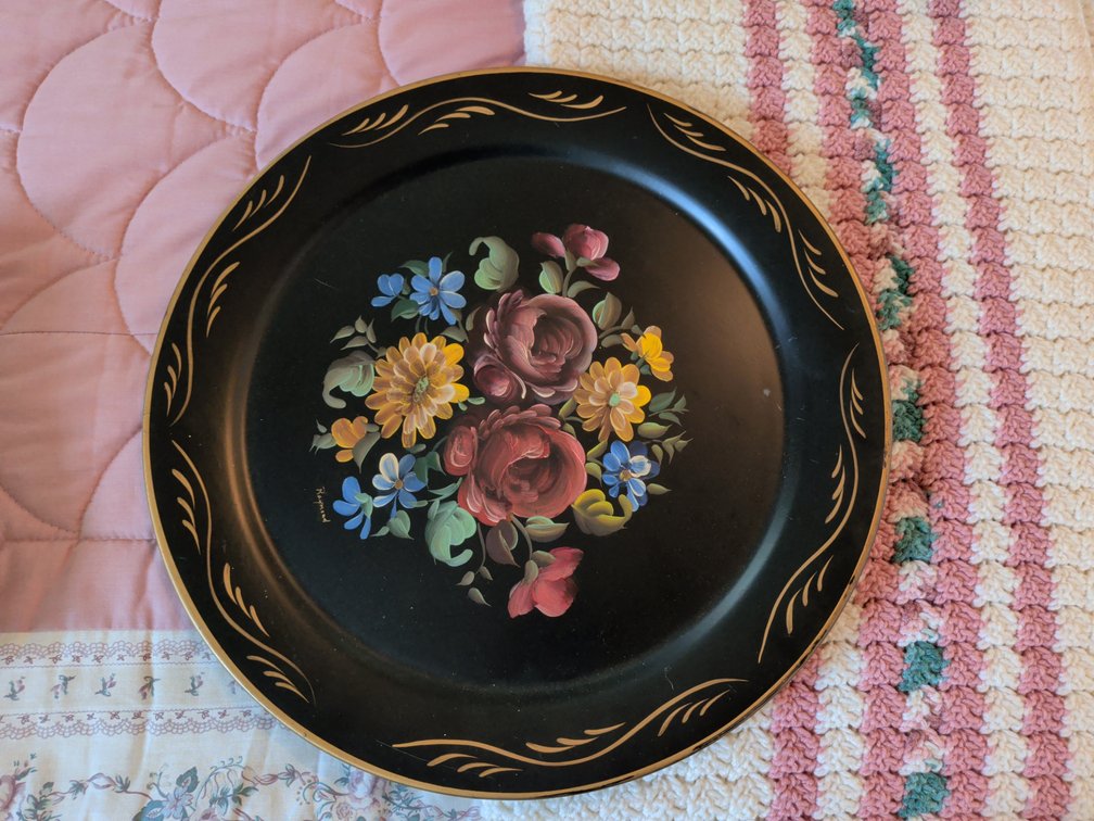 Nashco Products Hand-Painted Toleware Tray