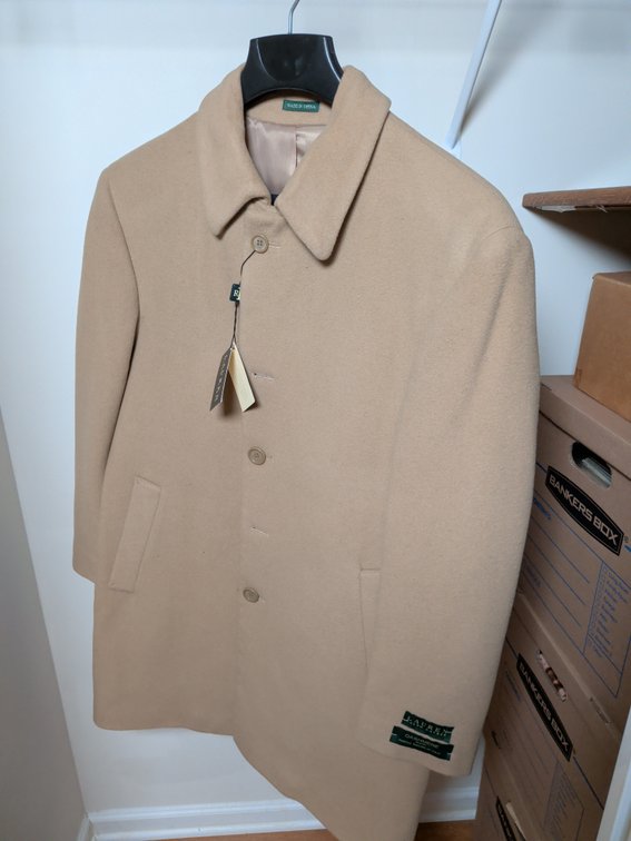 Ralph Lauren Wool-Cashmere Overcoat, 40SH