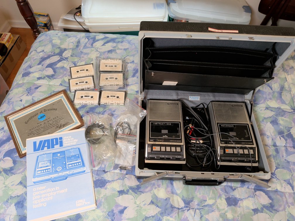 VAPI Voice Analysis Personality Inventory Kit