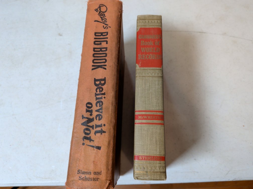 Vintage Ripley's and Guinness World Records Books