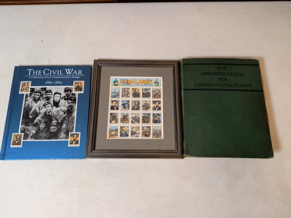 US Stamp Album & USPS Civil War Commemorative Collections