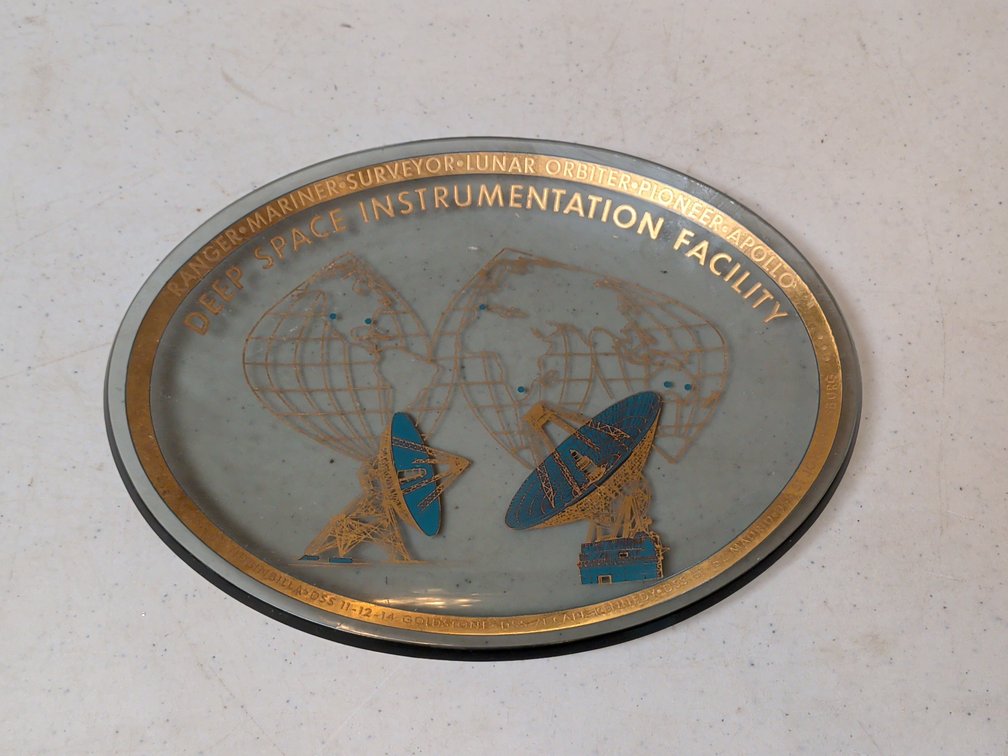 Deep Space Instrumentation Facility Commemorative Glass Tray
