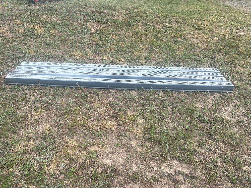 4 NDS Plastic Trench Drain Channels with Grates