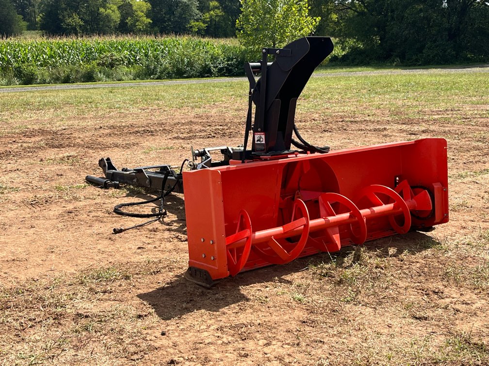 Kubota L4479 Front-Mount Snowblower with L4455A Subframe