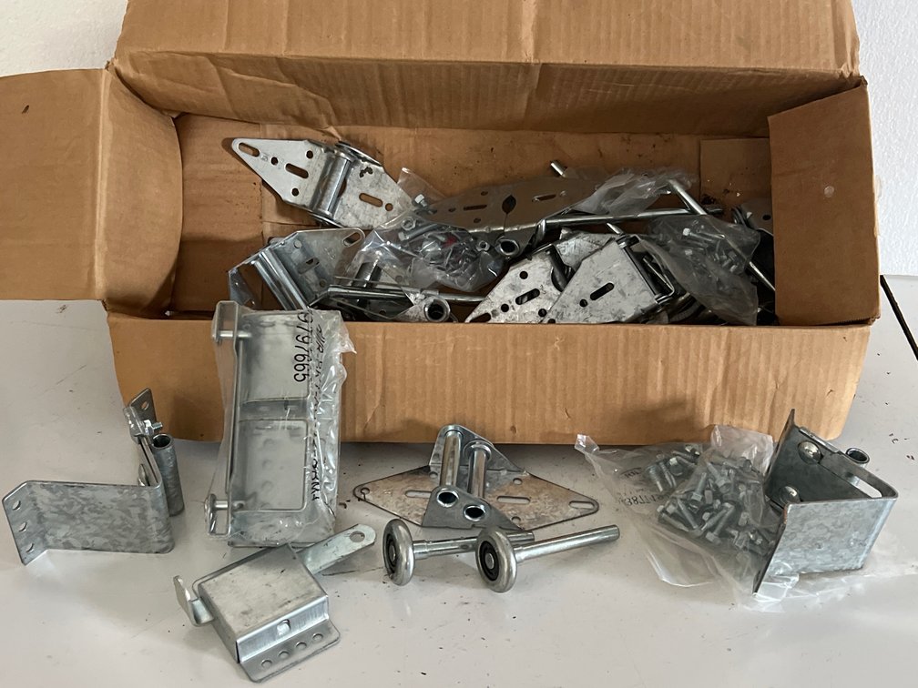 Galvanized Steel Garage Door Hardware and Fasteners