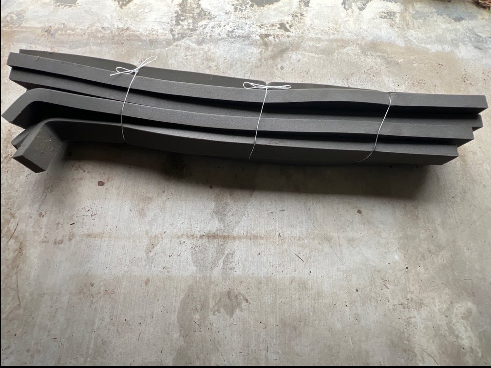 Dark Grey Foam Corner Bumper Strips