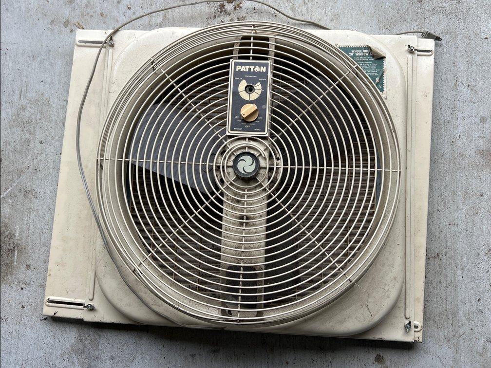Patton 20 In Whole House Reversible Window Fan