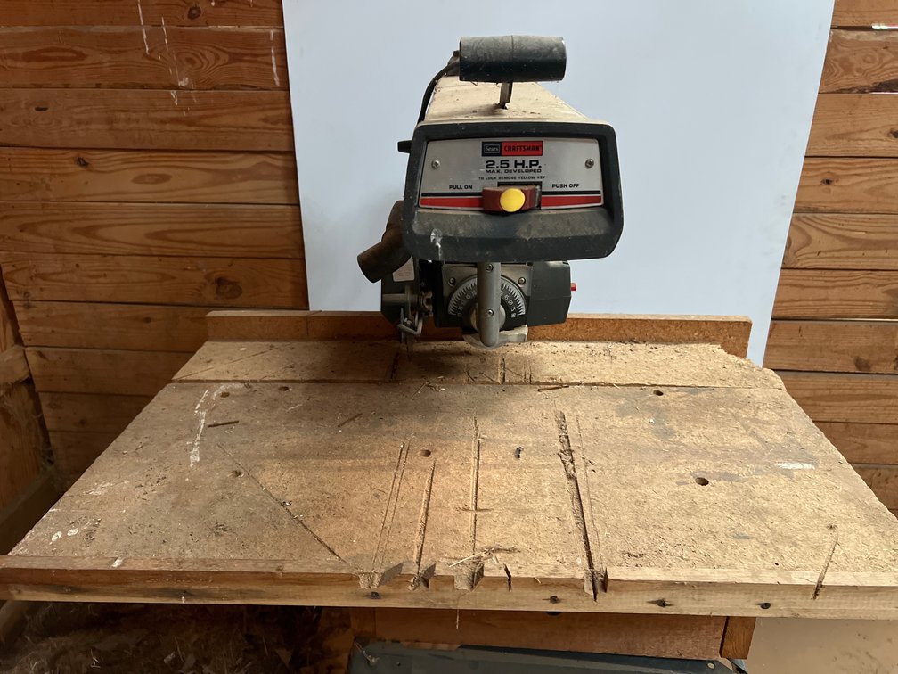 Sears Craftsman 10-Inch 2.5 HP Radial Arm Saw with Stand