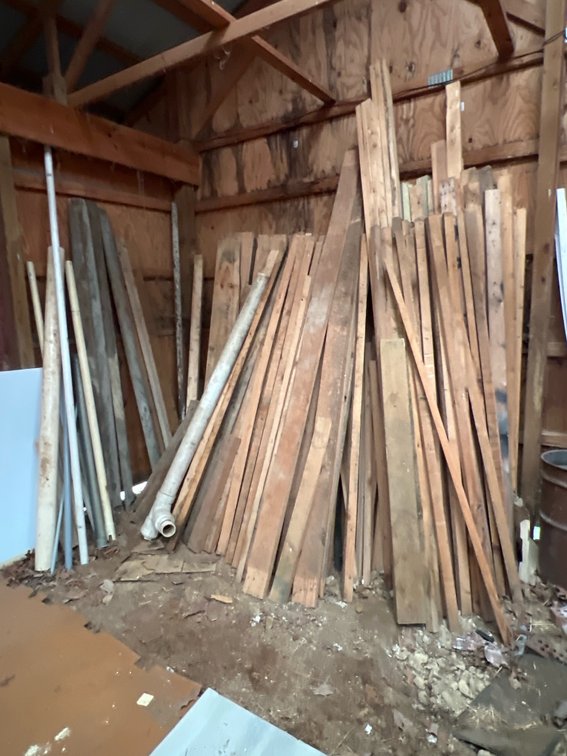 Wood Lumber Boards, Planks, and PVC Pipes