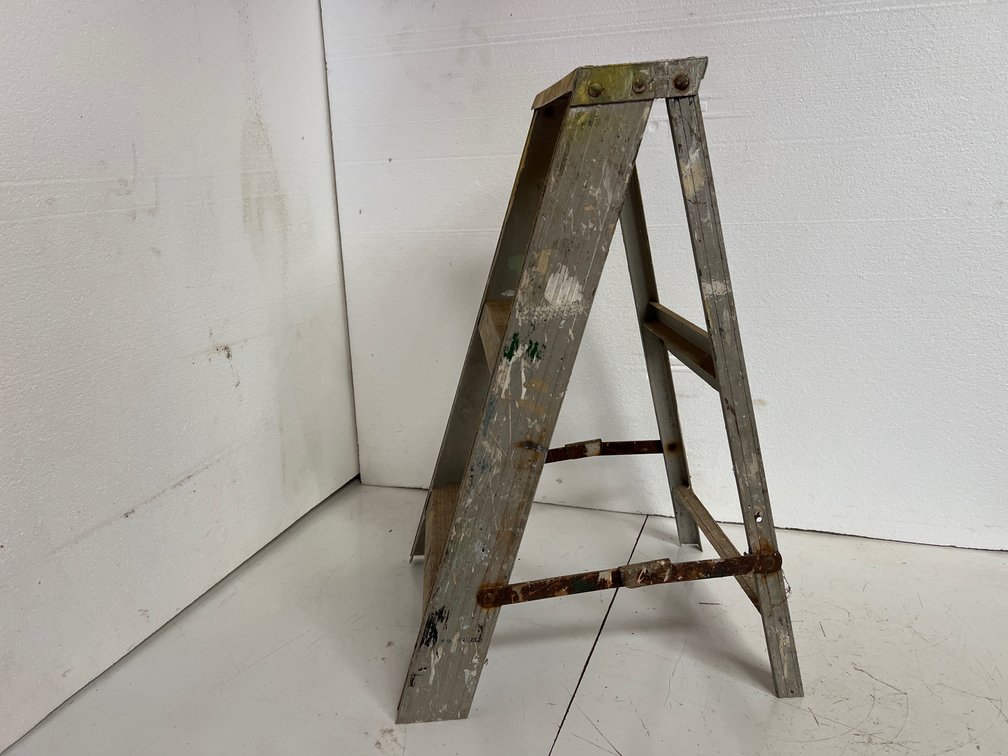 Aluminum Folding Two-Step Ladder