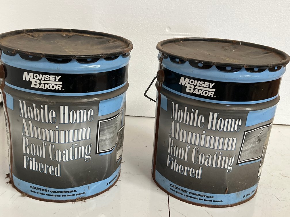 Monsey Bakor Mobile Home Aluminum Roof Coating 5-Gallon Pails