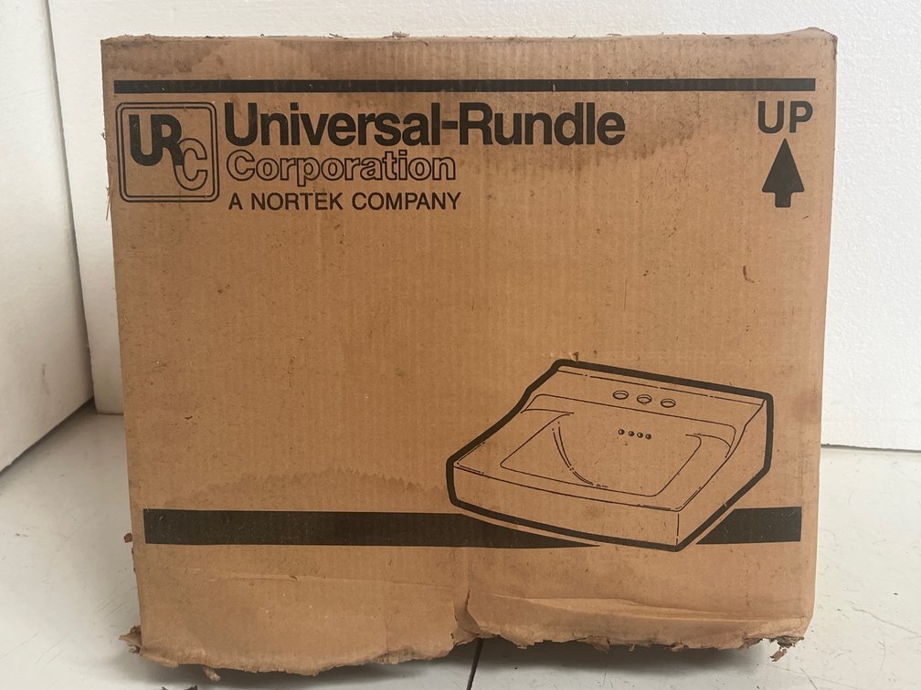 Universal-Rundle White Ceramic Sink Basin