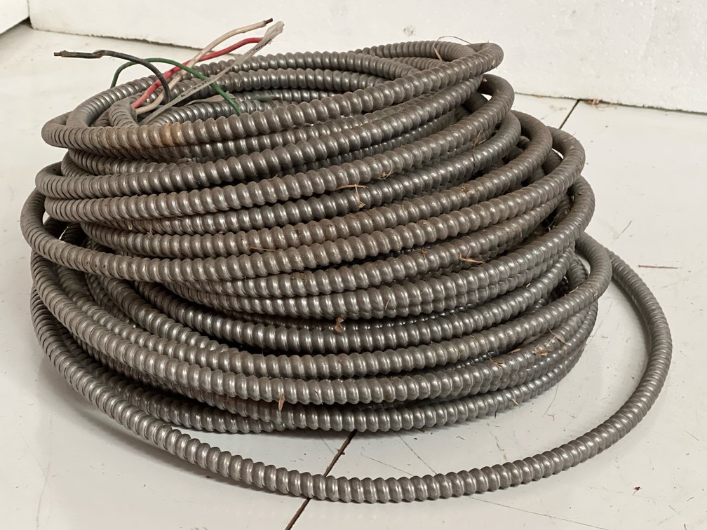 Flexible Metallic Armored Electrical Cable Coil