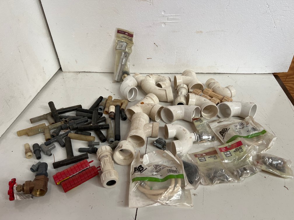 Plumbing Valves, Supply Lines, PVC Fittings, and More