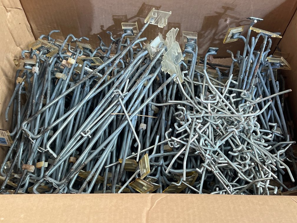 Metal Pegboard Display Hooks and Scanner Hooks