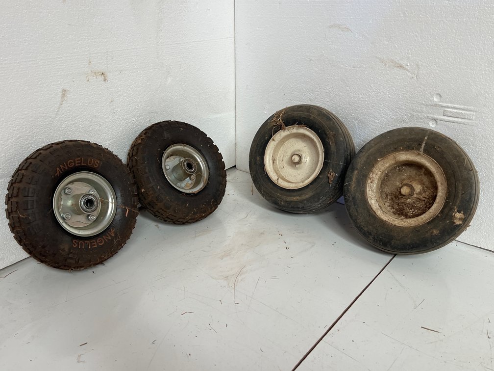 Rubber Utility Cart and Equipment Wheels