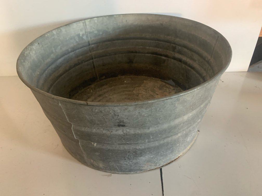 Galvanized Steel Round Wash Tub