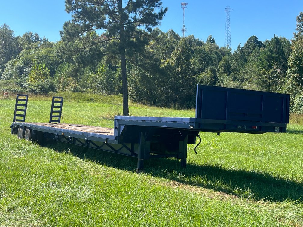 1989 Homemade Tandem Axle Step Deck Trailer