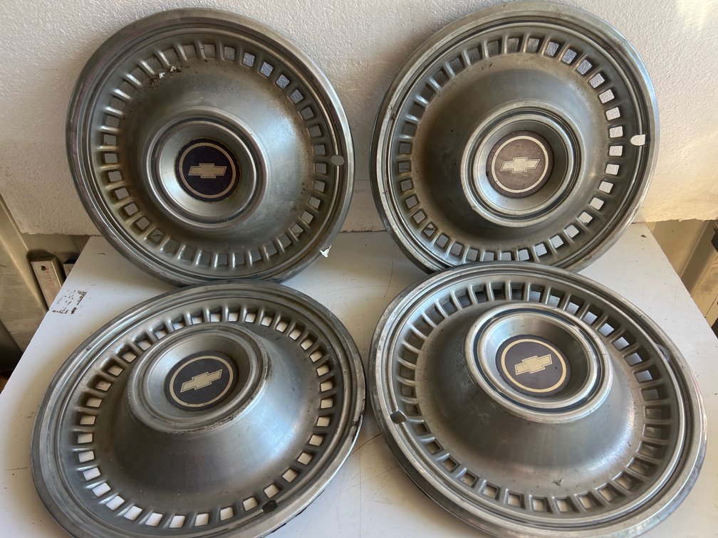 Four Chevrolet Wheel Covers