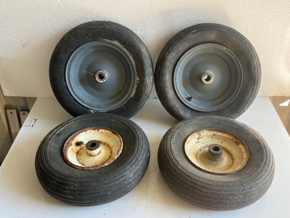 Pneumatic Utility Cart Wheels with Tires