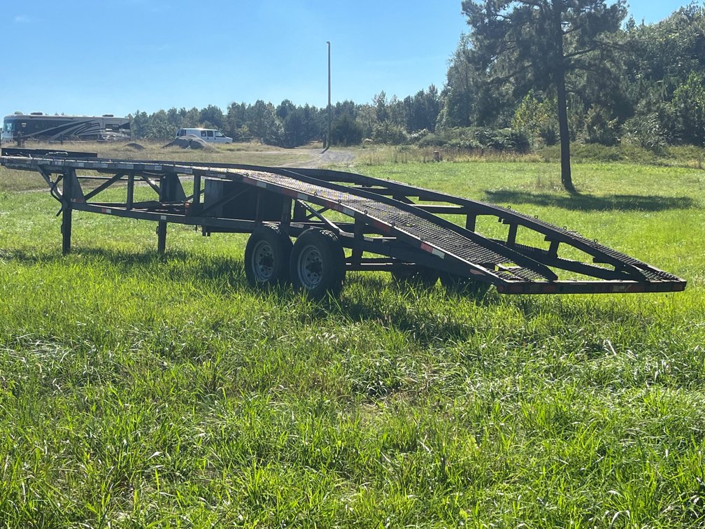1990 Hurst Trailers Gooseneck Wedge 3 Car Hauler Trailer
