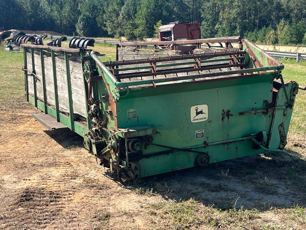 John Deere Forage Wagon Box with Wood Sides