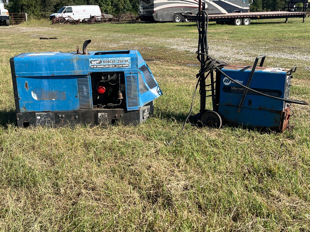 Miller Bobcat 250 NT Welder Generator and Millermatic 150 Welder