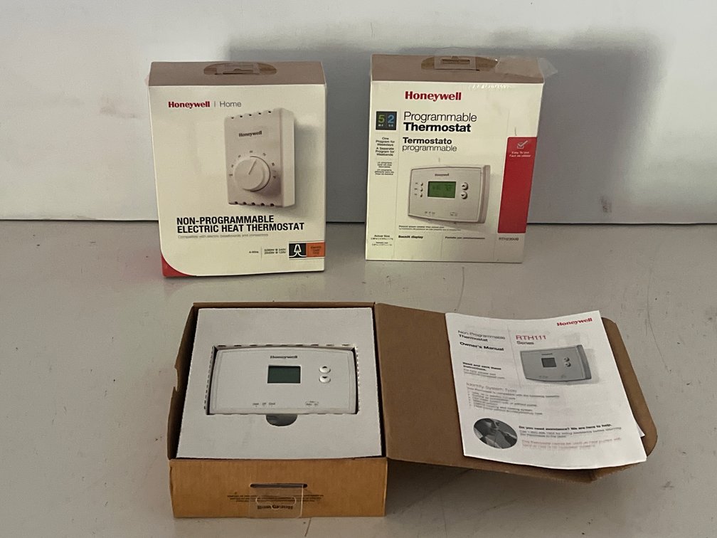 Honeywell Programmable and Non-Programmable Thermostats