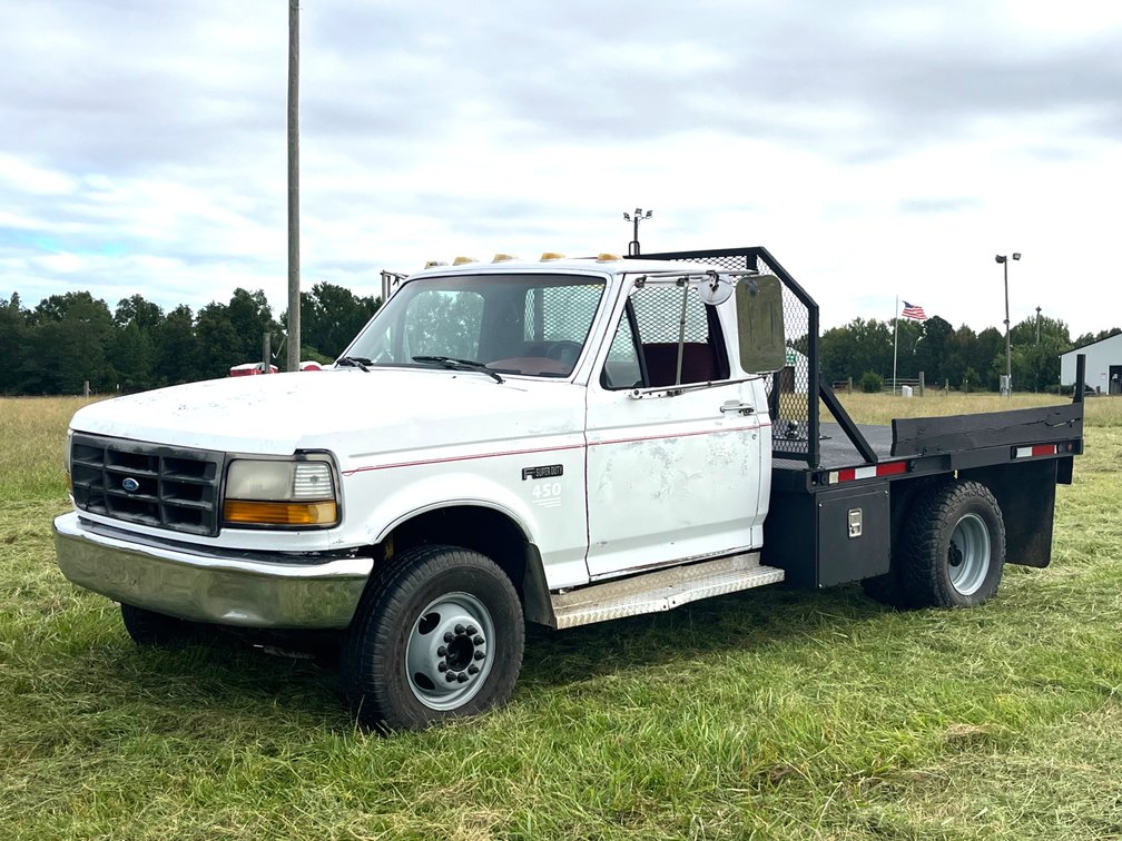 1992 Ford F-450 Super Duty Flatbed Truck
