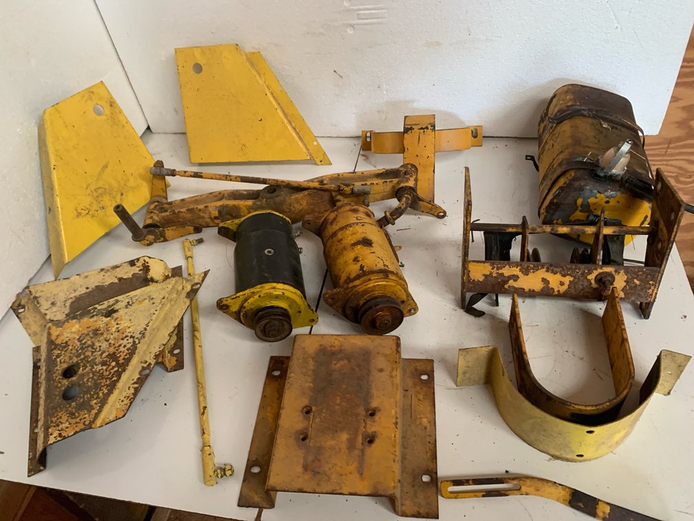 Cub Cadet Components with Starter-Generators, Axle, and Brackets