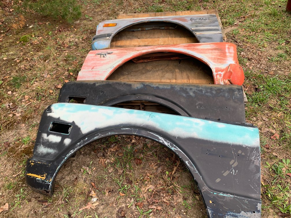 Set of 4 Chevrolet Truck Front Fenders