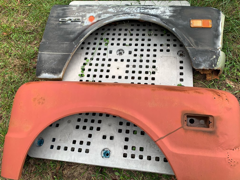 Two Chevrolet Truck Fenders