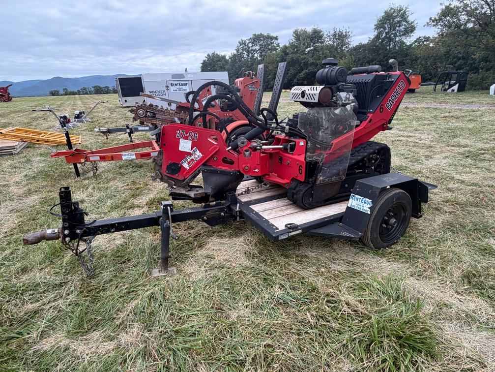 2022 Barreto 37-SG Stump Grinder with Trailer