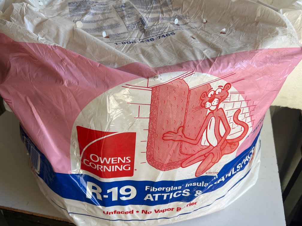 Owens Corning R-19 Unfaced Fiberglas Insulation Roll