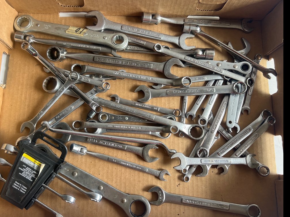 Combination, Flare Nut, and Ratcheting Box Wrenches