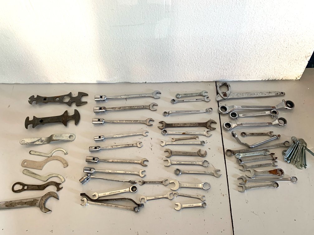 Assorted Mechanics and Specialty Wrenches