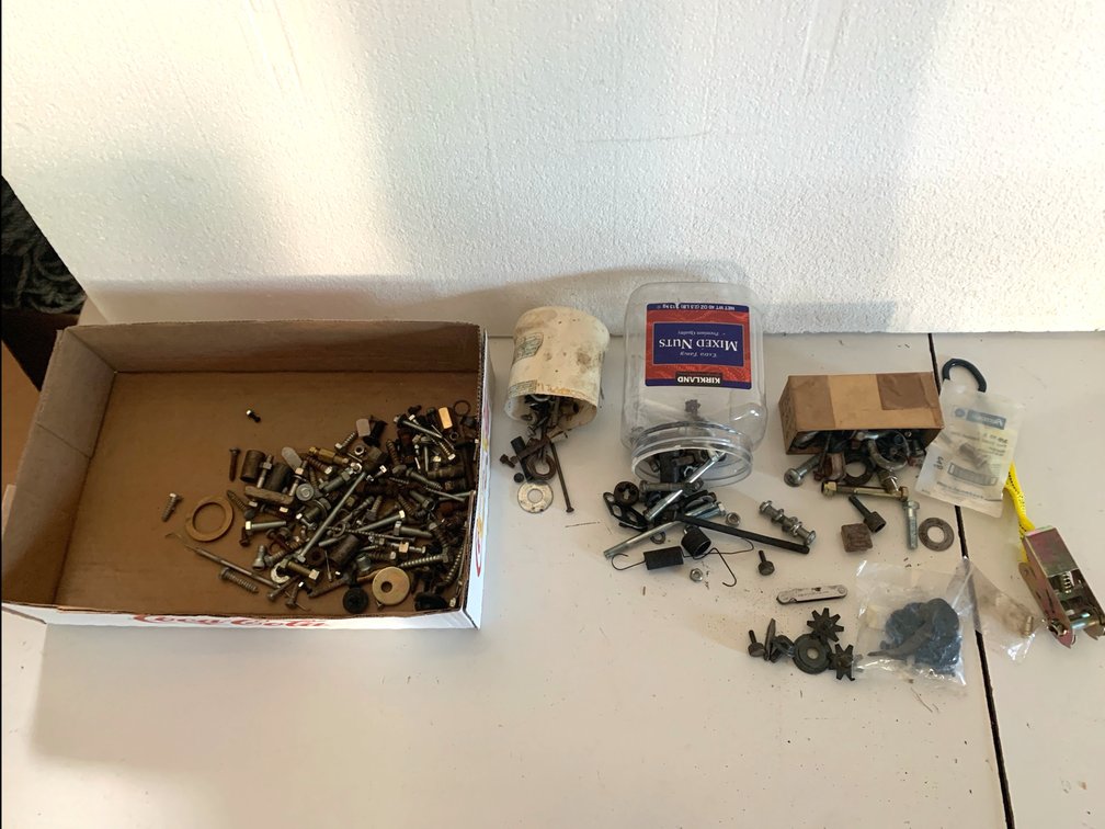 Assorted Workshop Hardware and Fasteners Lot