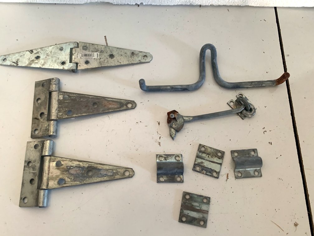 Gate Hinges and Latch Hardware