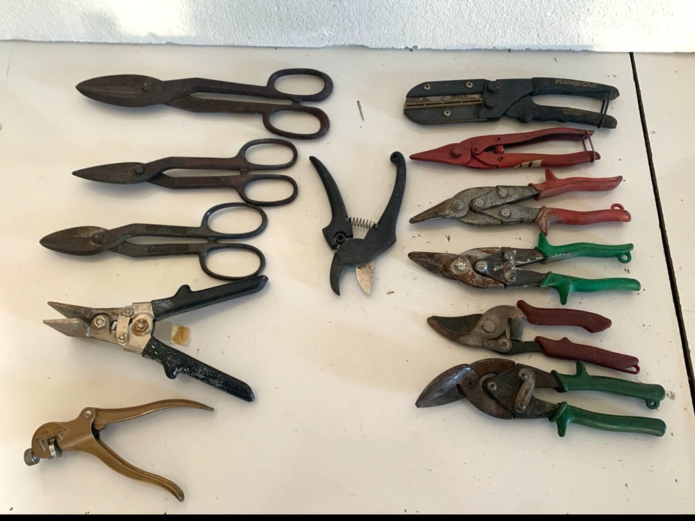 Tin Snips, Shears, and Hand Tools