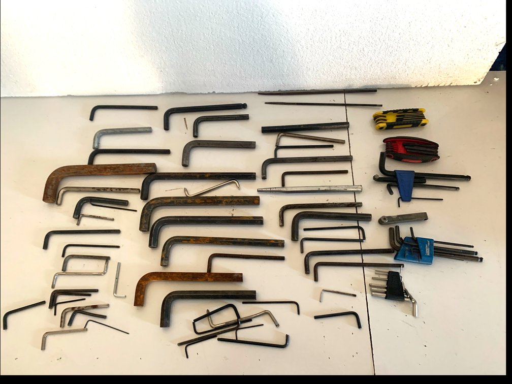 Assorted Hex Key Sets and Loose L-Keys