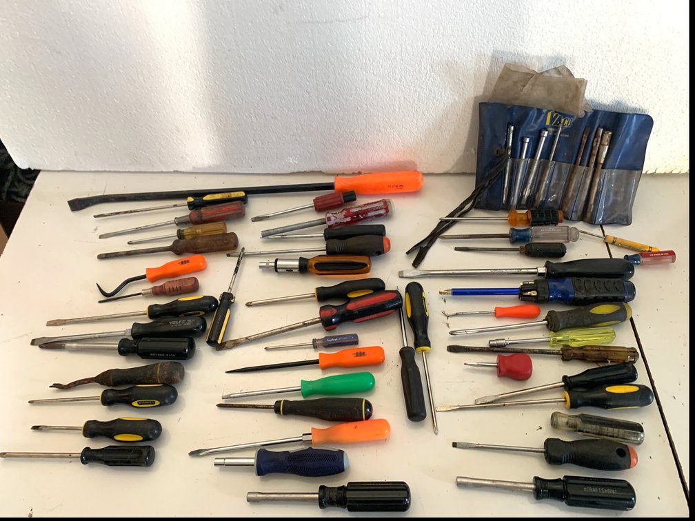 Assorted Hand Tools and Screwdrivers Lot