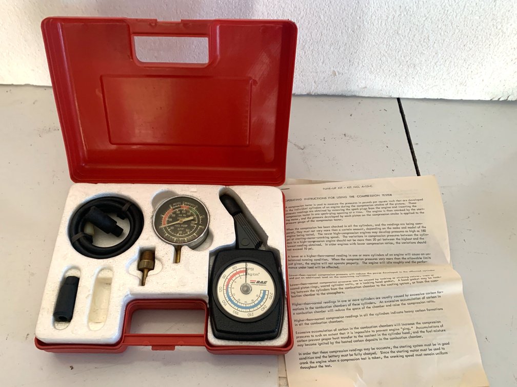RAC Engine Compression and Vacuum Diagnostic Tune-Up Kit No. A-13-C