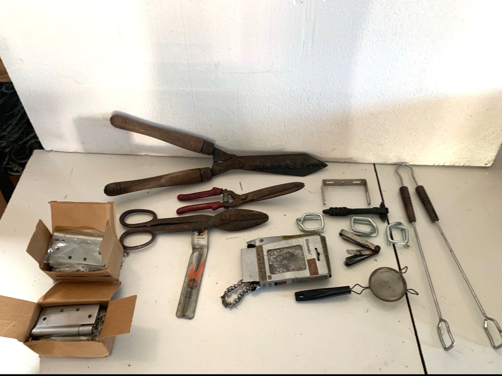 Assorted Hand Tools, Hardware, and STIHL Chainsaw Chain