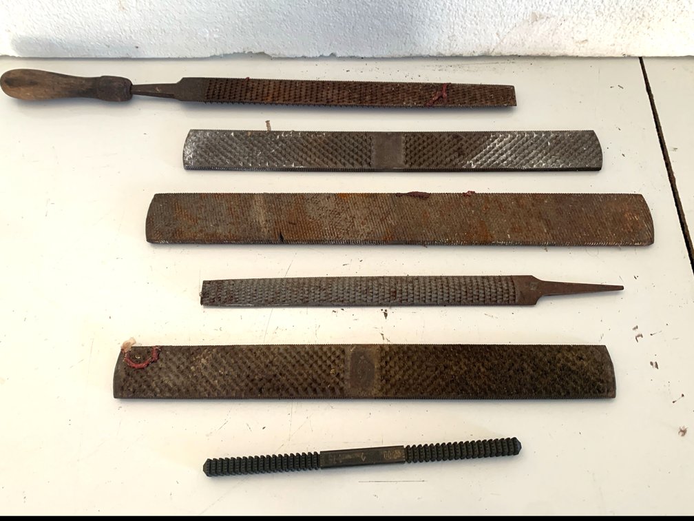 Assorted Hand Rasps, Files, and Thread Restorer