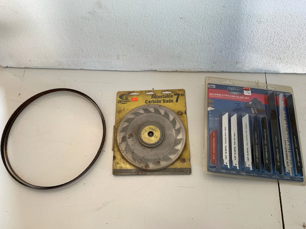 Century Reciprocating Blade Set, Oldham Dado & Bandsaw Blade