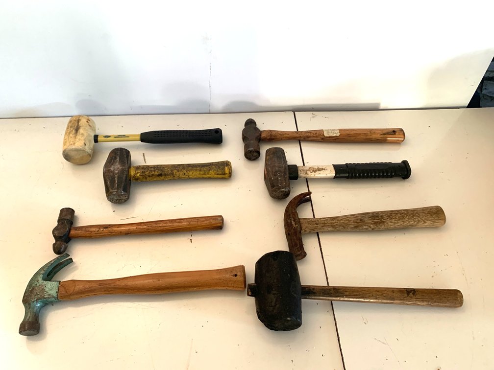 Assorted Hammers and Mallets